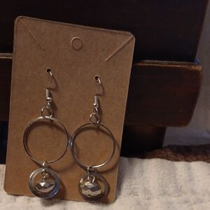 Chic Silver Dangle Earrings